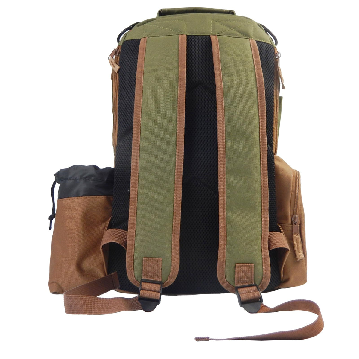 Generic Disc Golf Bag with rigid skeleton keeps it upright when loaded