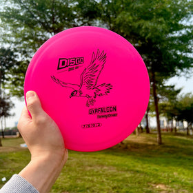 Generic DISGO owl fairway driver floating for confident throws.