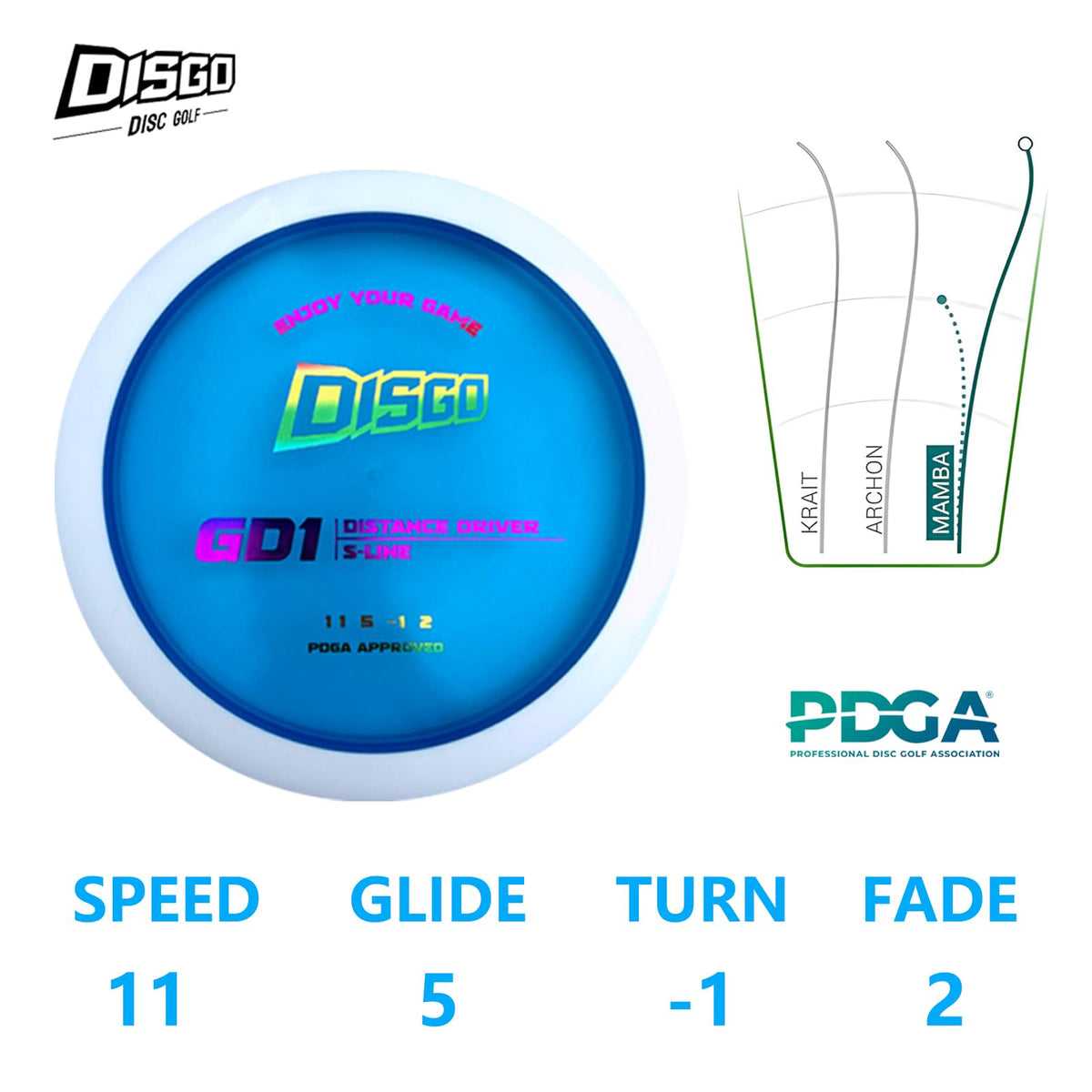 Generic DISGO park scene showing easy outdoor disc golf fun