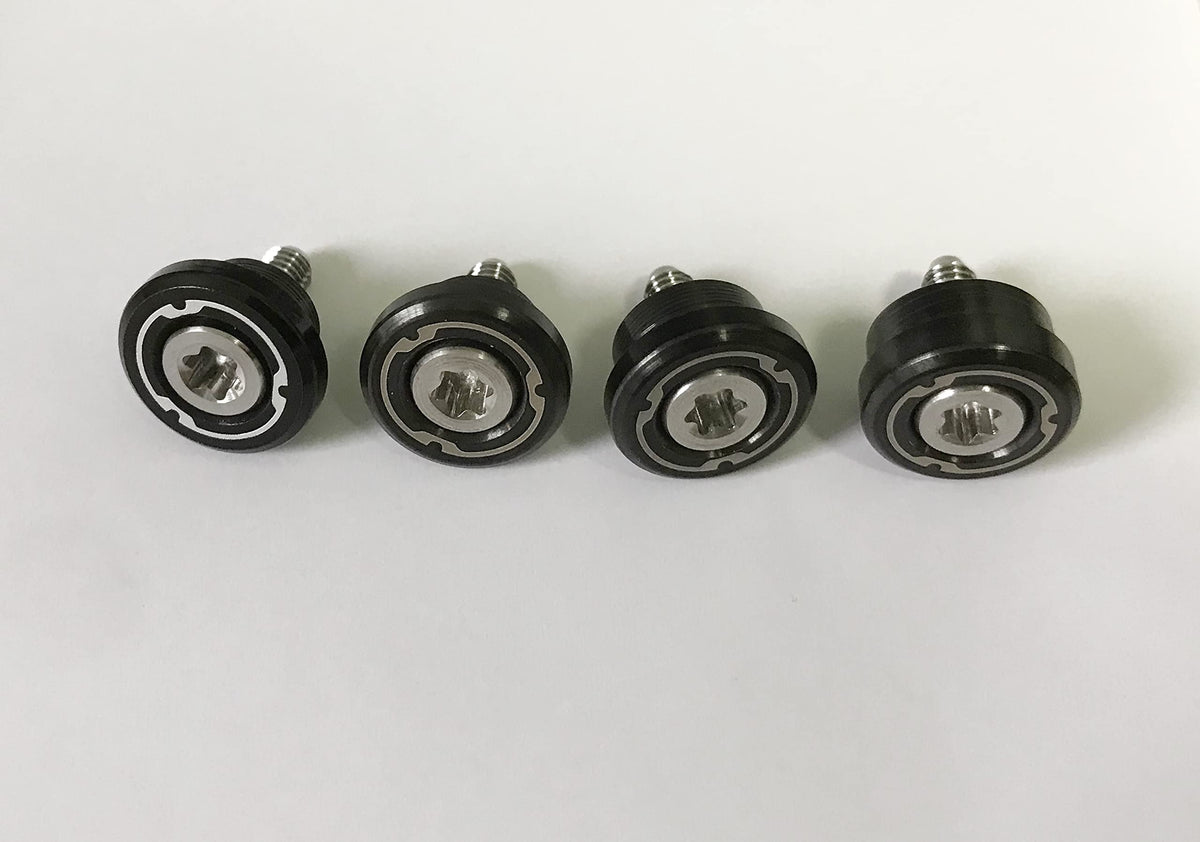 Generic Dree weight screws in black finish for Taylormade compatibility and easy installation