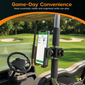 Generic Easy-Install Clip-On Mount attaches quickly to cart frame