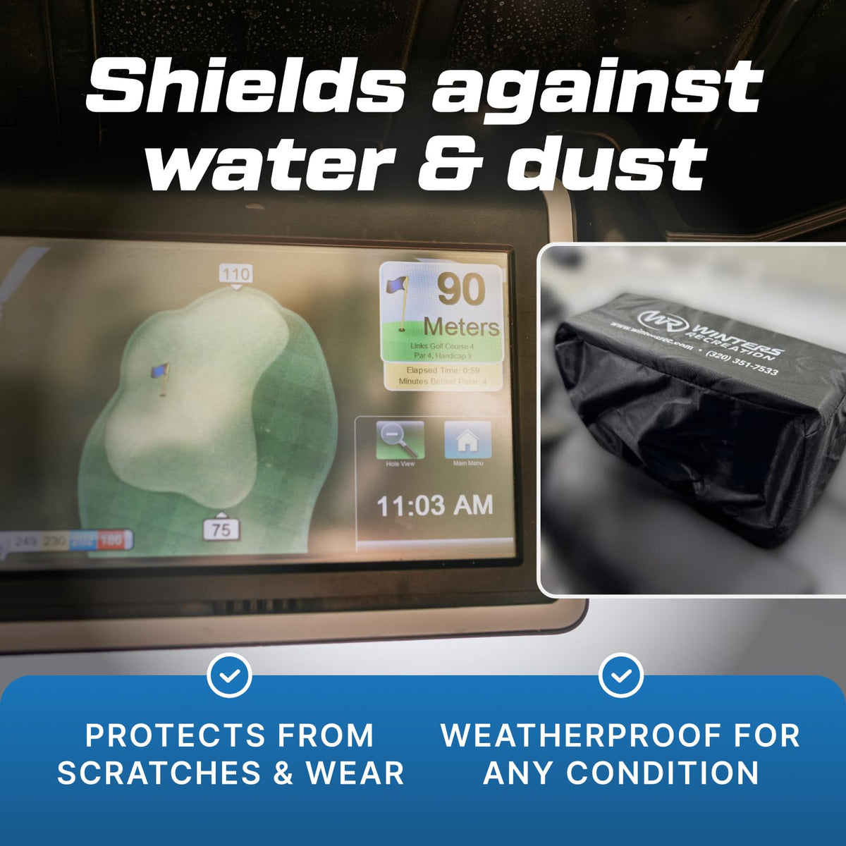 Generic Evolution cover on dashboard demonstrates tool-free installation.