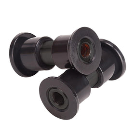 A-arm assembly with new bushings improving ride quality on EZGO RXV.