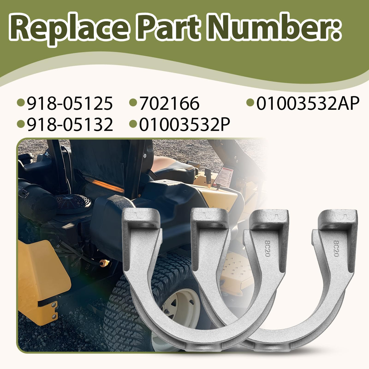 Generic EZGO TXT bracket cap installation close-up for quick replacement.