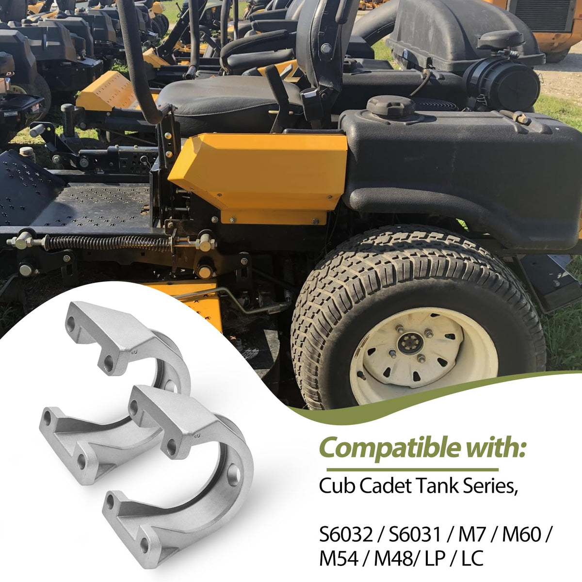 Generic EZGO TXT rear axle bracket cap passenger-side detail highlights stability.
