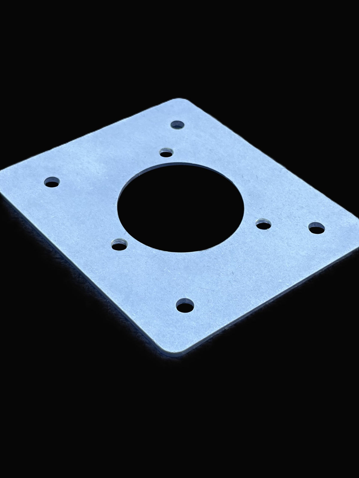Under-seat view of the Generic EZGO charger plate adapter for easy onboard charging