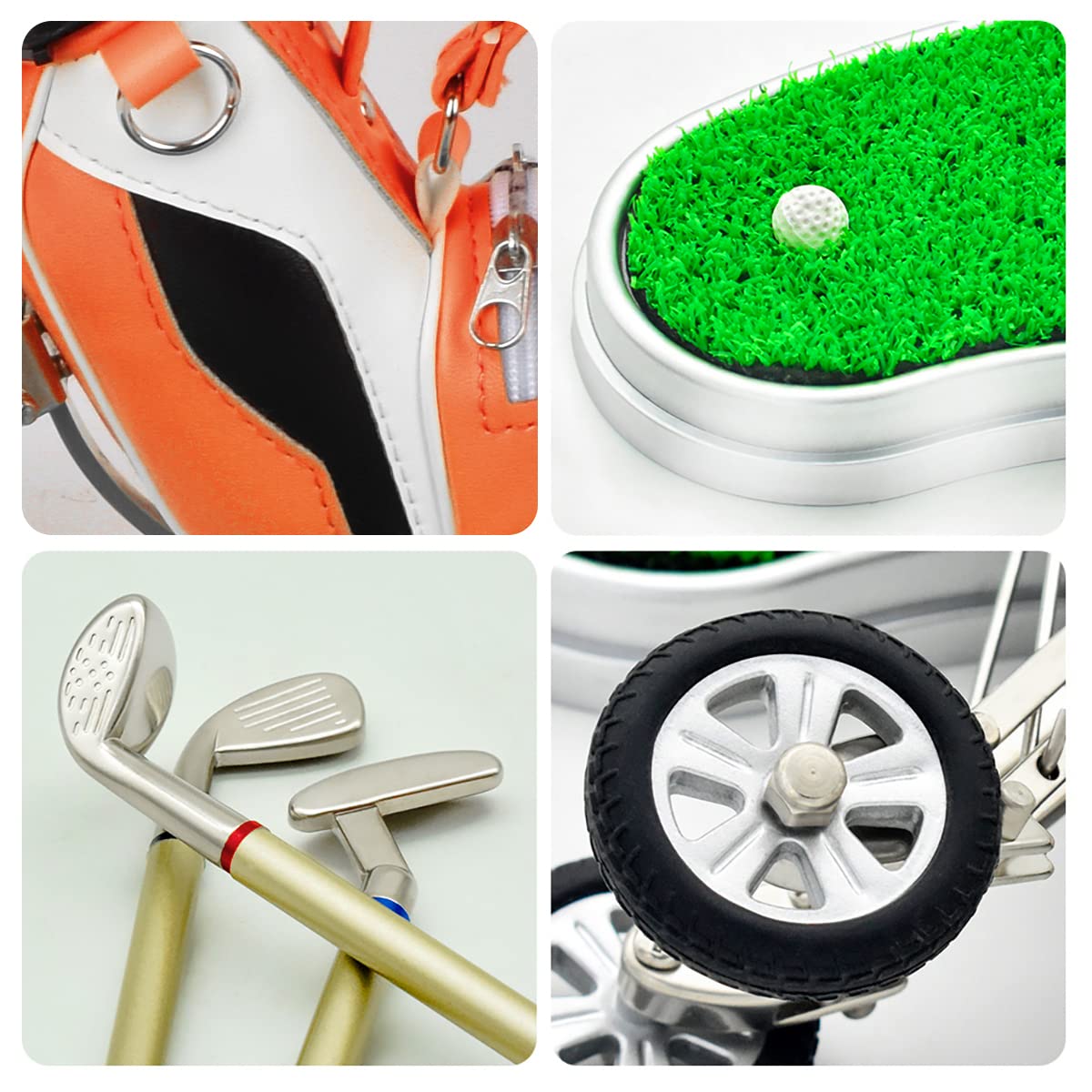 Generic golf desk accessory appeals to fans of the sport.