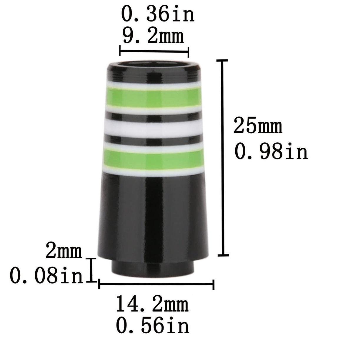 Generic ferrules packaging shows 12 pieces ready for replacement.