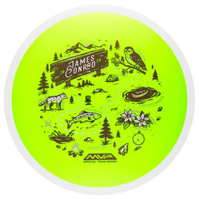 Generic Fission Trail SE Conrad foil art showcases premium style for disc golf enthusiasts.