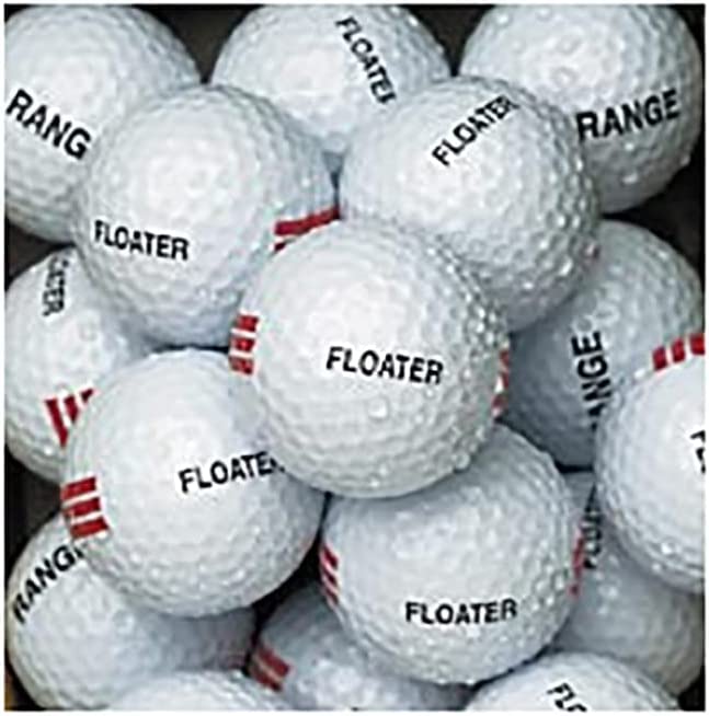 Generic floating golf ball white for pond practice and easy recovery