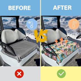 Generic Funny Palm Trees seat cover anti-slip design for secure driving