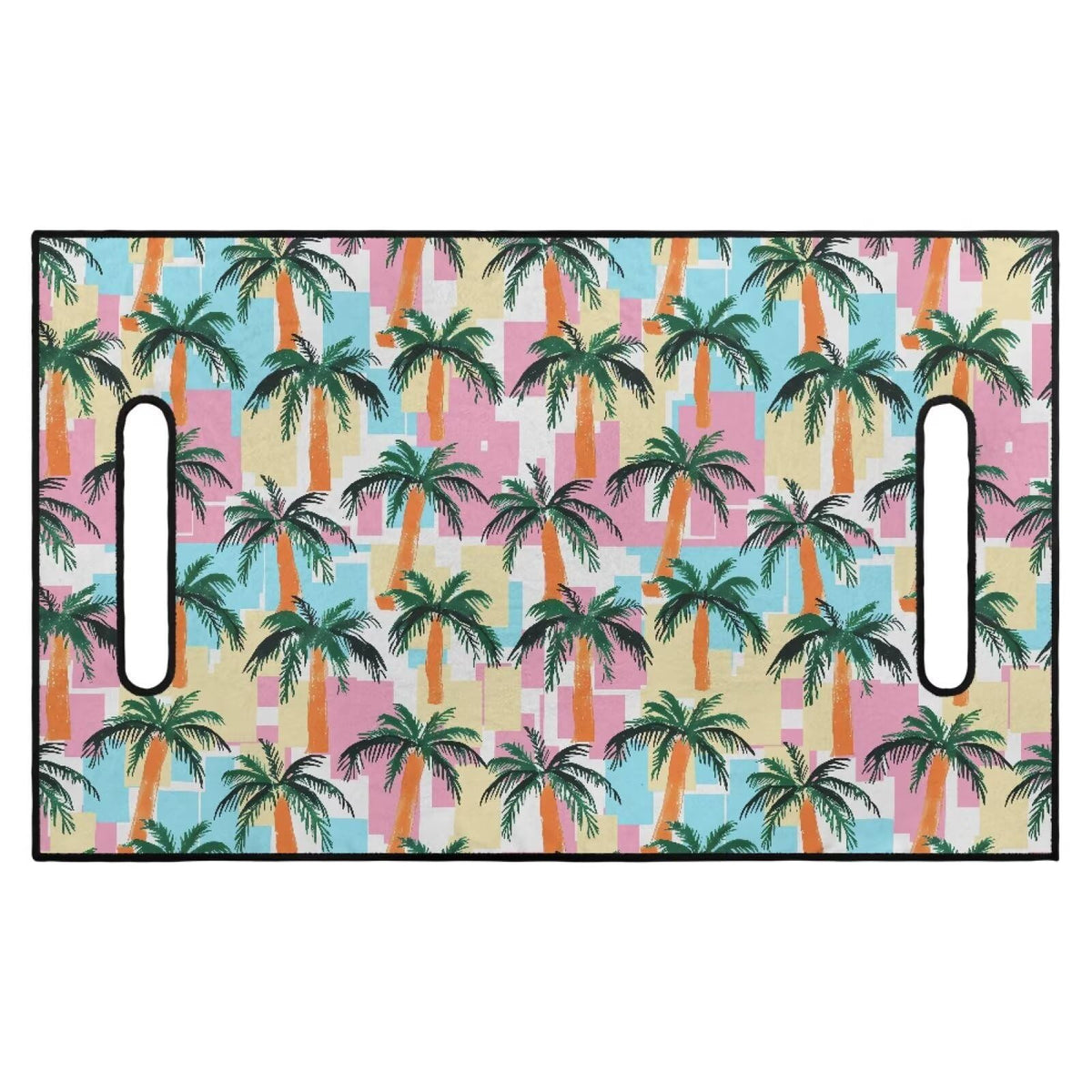 Generic Funny Palm Trees seat cover back view with full coverage