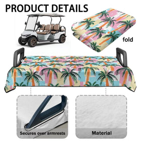 Generic Funny Palm Trees seat cover durable polyester material for longevity