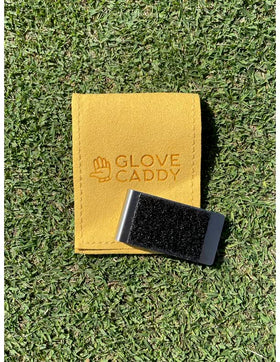 Generic Glove Caddy pocket clip keeps the glove within easy reach on the course.
