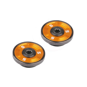 Generic gold golf weights for Taylormade TP Reserve putters improve balance and feel.