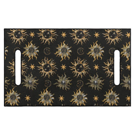 Generic Golden Winter seat cover showcases quick-drying fabric after rain.