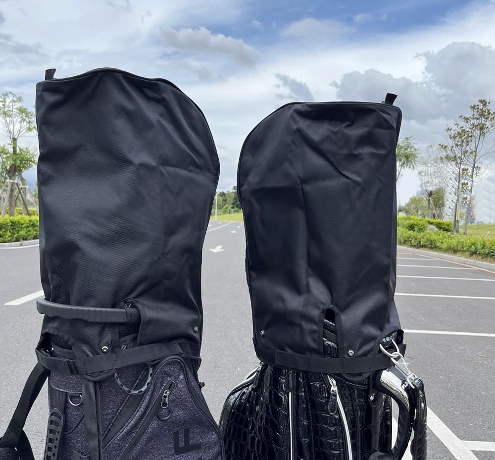 Generic golf bag cover universal design suits most golf bags.