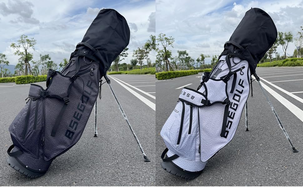 Generic golf bag cover shields clubs from rain and dust during travel.