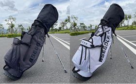 Generic golf bag cover shields clubs from rain and dust during travel.