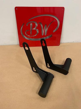 Generic golf cart foot pegs installed on EZGO TXT for a secure fit