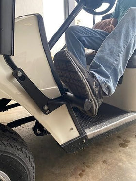 Generic golf cart foot pegs Navitas frame fit supports versatile setups