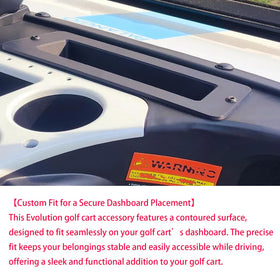 Generic Golf Cart Phone Holder & Wallet showing weather-resistant material for outdoor use