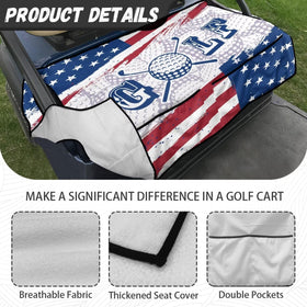 Generic Golf Cart Seat Blanket machine washable and fade resistant feature