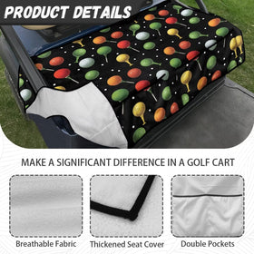 Generic seat cover protects seats from dust and wear during hot or dusty days.