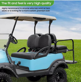 Generic Golf Cart Seat Cover memory foam padding adds comfort.
