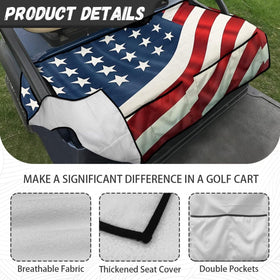 Generic Golf Cart Seat Covers weather-ready fabric protects seats from heat and dust.