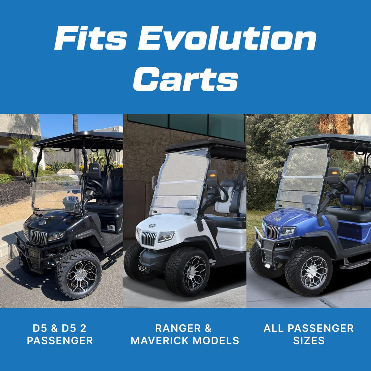 Generic Golf Cart Split Cell Phone Holder provides a strong, steady grip on rough terrain.