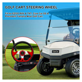 Generic steering wheel for EZGO TXT with ergonomic grip for comfortable rides