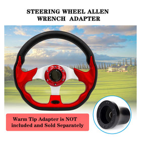 Generic golf cart steering wheel for Yamaha models enhances driving feel