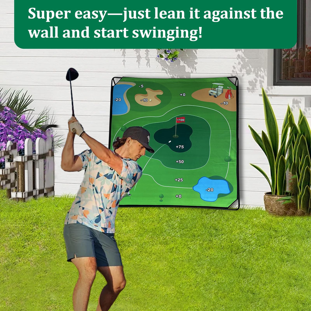 Generic Golf Chipping Game Set backyard practice setup for family fun