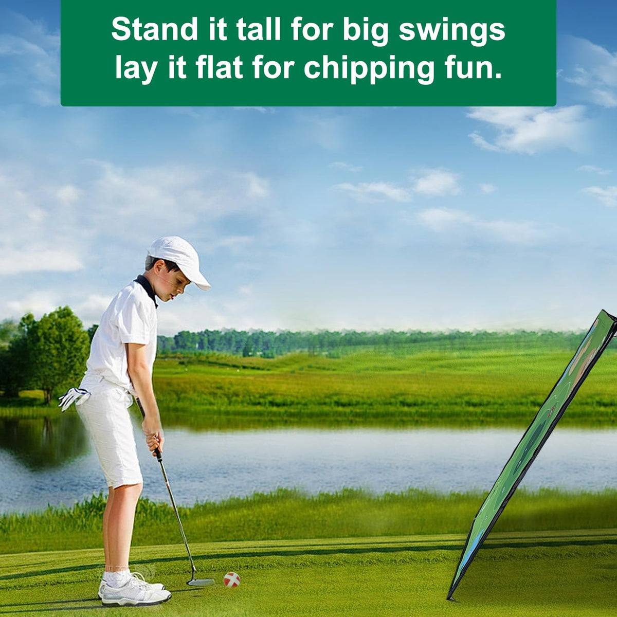 Generic Golf Chipping Game Set carry bag for effortless transport