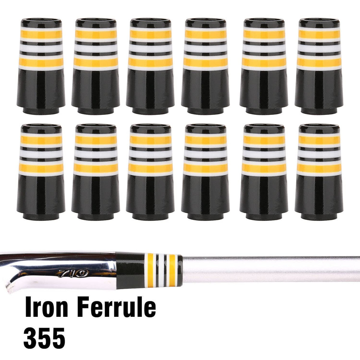 Ferrules with color rings offer customizable aesthetics.