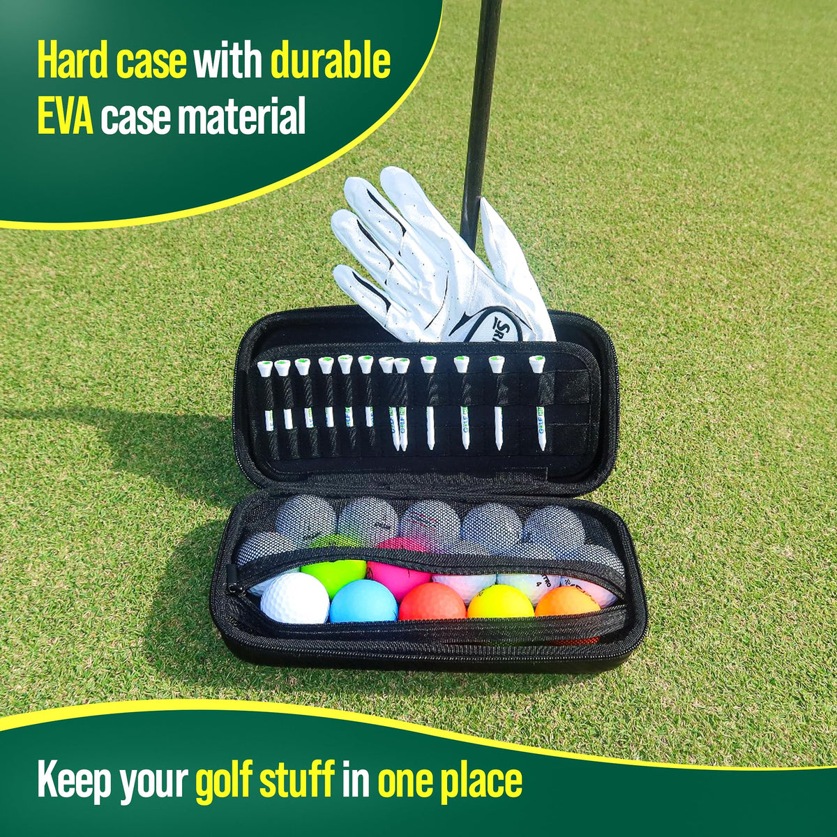 Generic Golf Glove Holder Case made from durable materials for travel and rounds