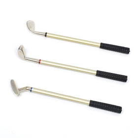 Generic golf pen holder packaging shown for gift-ready presentation.