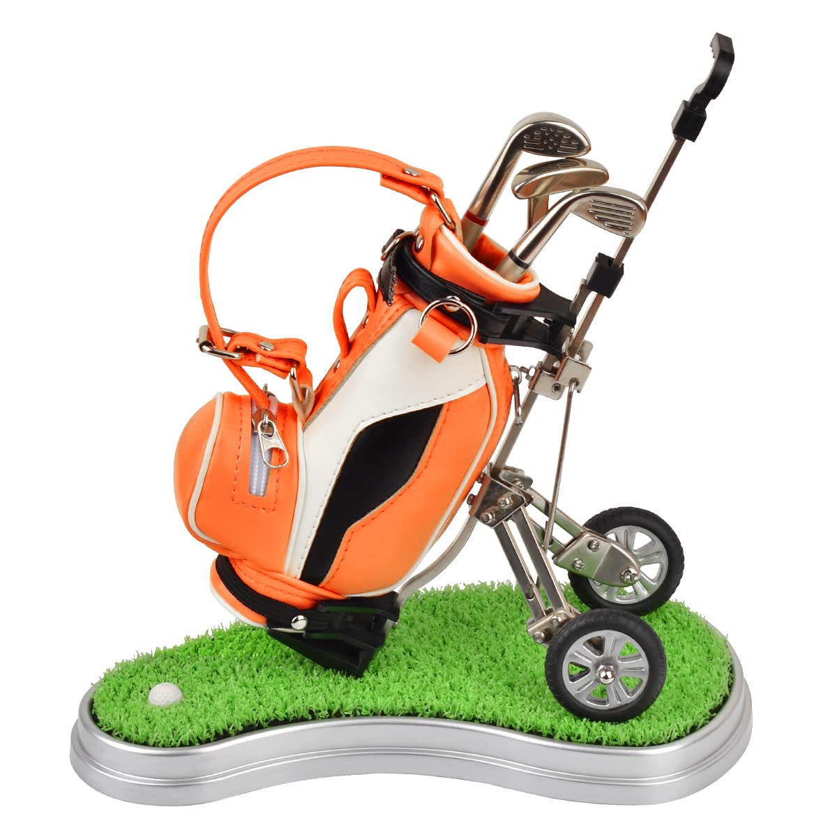 Generic three-pen golf set adds colorful writing options at home or office.