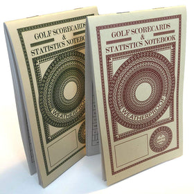 Generic golf scorecard book cover with a durable weather-ready design.