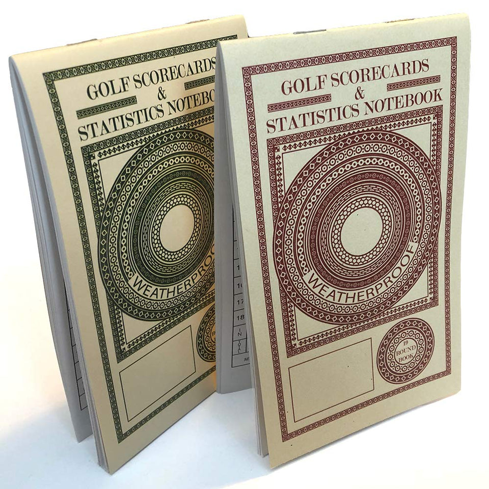 Generic golf scorecard book cover with a durable weather-ready design.
