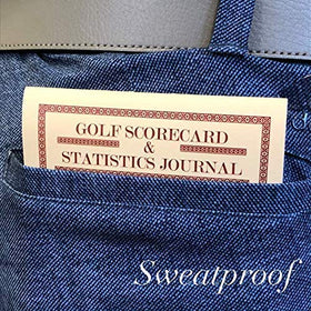 Generic golf scorecard book golf bag accessory keeps rounds organized.