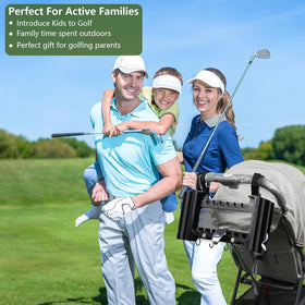 Generic Golf Stroller Attachment stores 12 balls for quick rounds