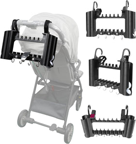 Generic Golf Stroller Attachment shows 16-club capacity for a full set on the go