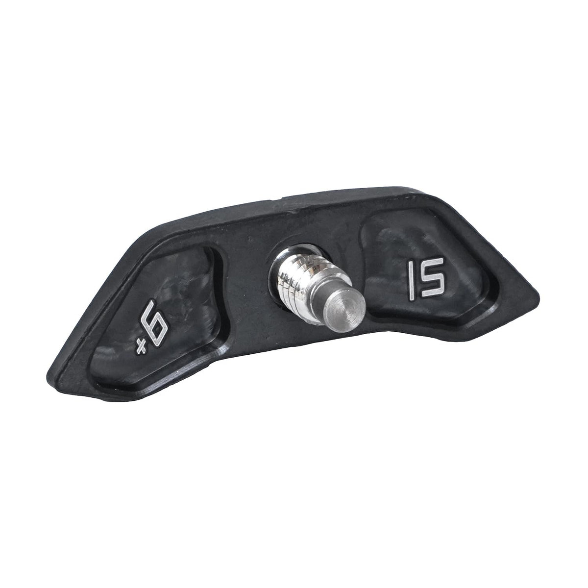 Generic golf weight setup demonstrates easy swap for personalized feel.