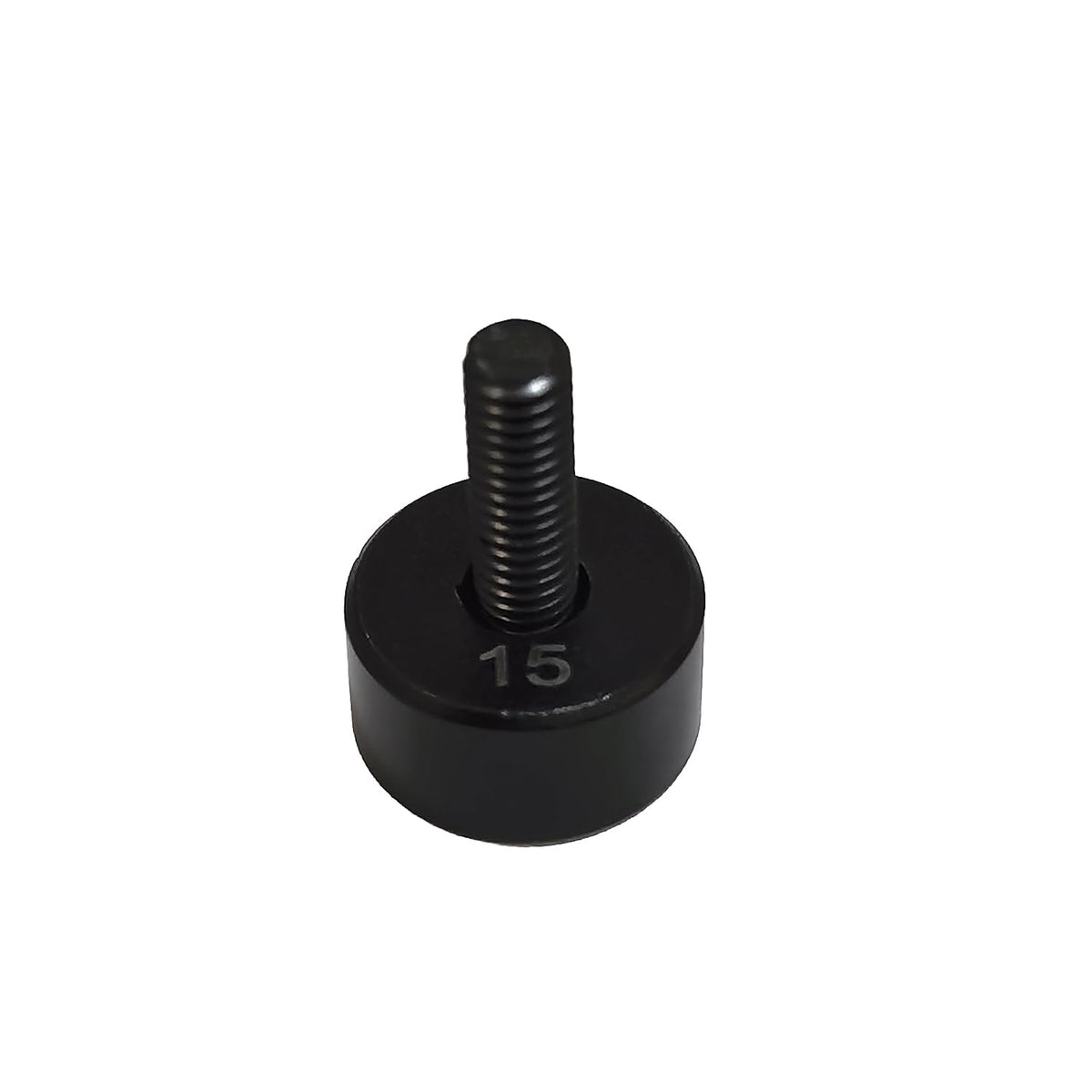 Generic golf weight screw secures the 15g unit firmly.