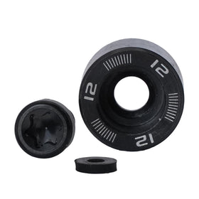 Generic golf weight circle and screw assembly; easy installation for Taylormade Qi35 drivers
