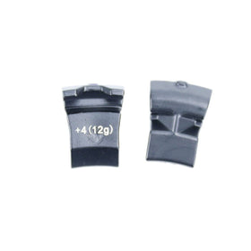 Eight-piece weight set with 14g screw for precise swing tuning