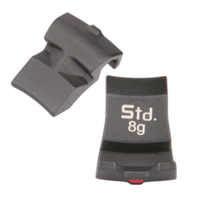 Installing the 8g weight on TSR3 improves on-course feel.