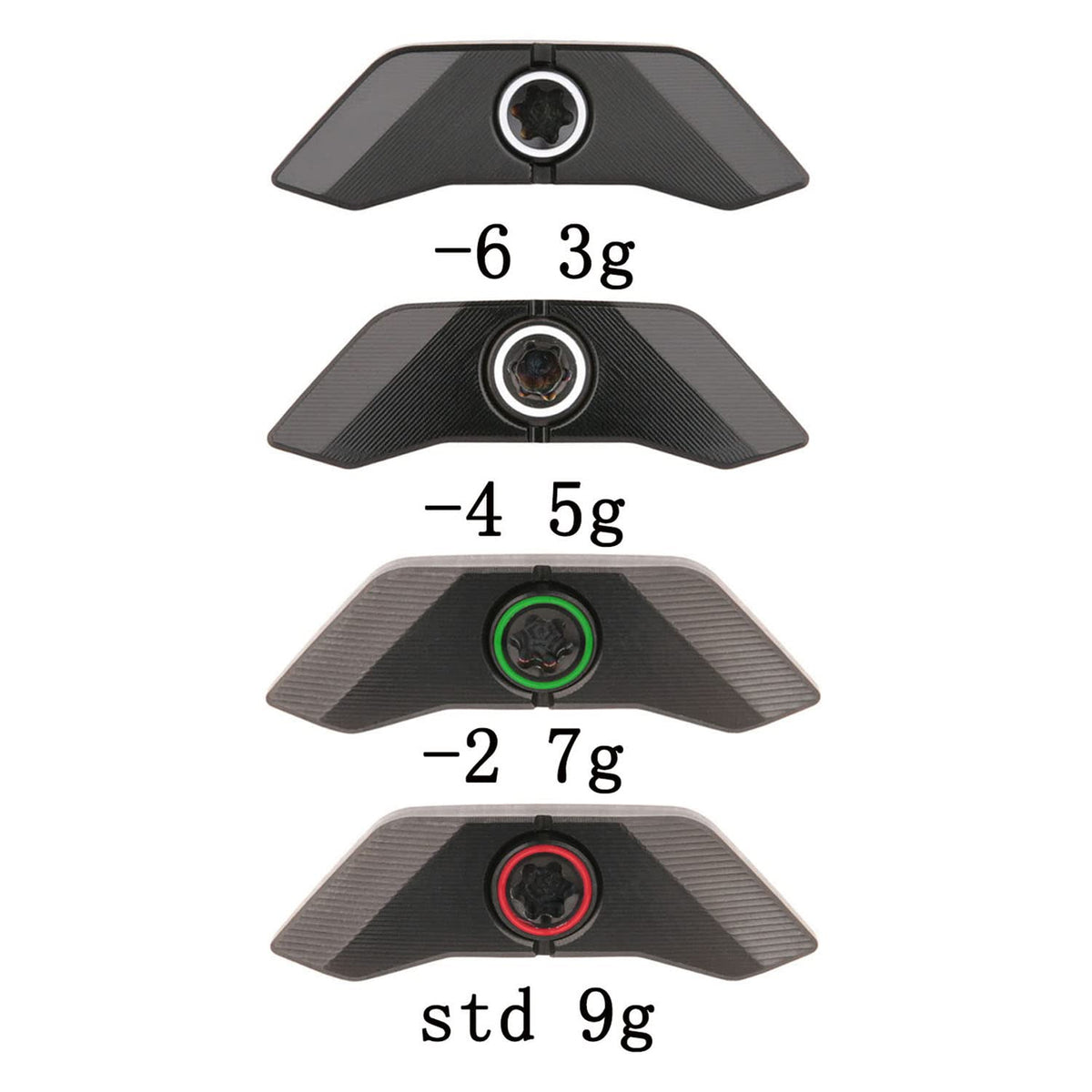 Generic golf weight wrench kit with case and wrench for portable adjustments.
